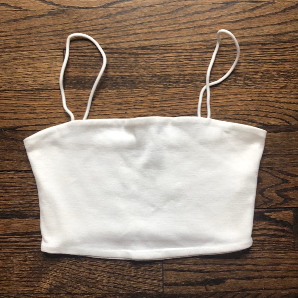 Shein basic white tank top size small